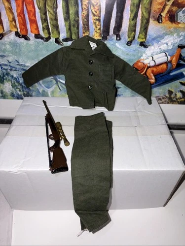 Vintage 1970 GI Joe Adventure Team Action Outfit Secret Mission Mint Off Card