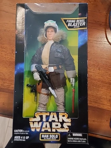 Vintage Star Wars Action Collection Han Solo in Hoth Gear 12" Figure 1997 NEW