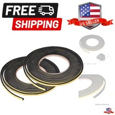 Sealing Foam Tape 5mm Wide 3mm Thick 4m/13ft Long, Self Adhesive Weather Stri...