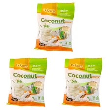Dulzura Coconut Snacks - Light and Flaky Coconut Treats - 3.4 oz (Pack of 3)