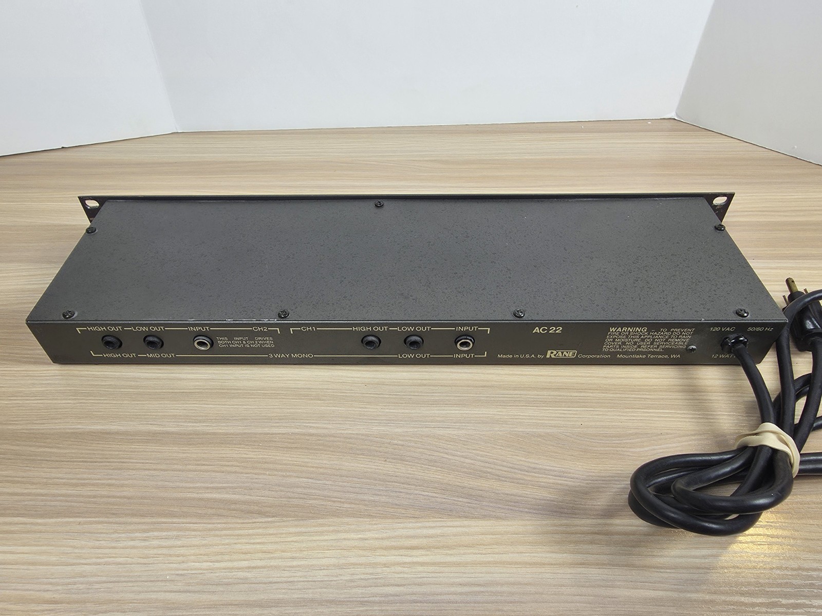 Rane AC22 Active Crossover Untested