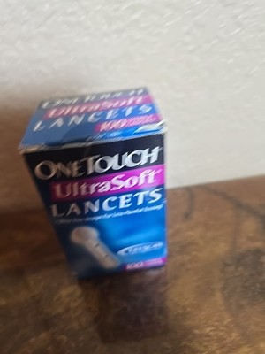 OneTouch Ultra Soft Blood Glucose Lancets 100 Count NEW & Sealed Expired