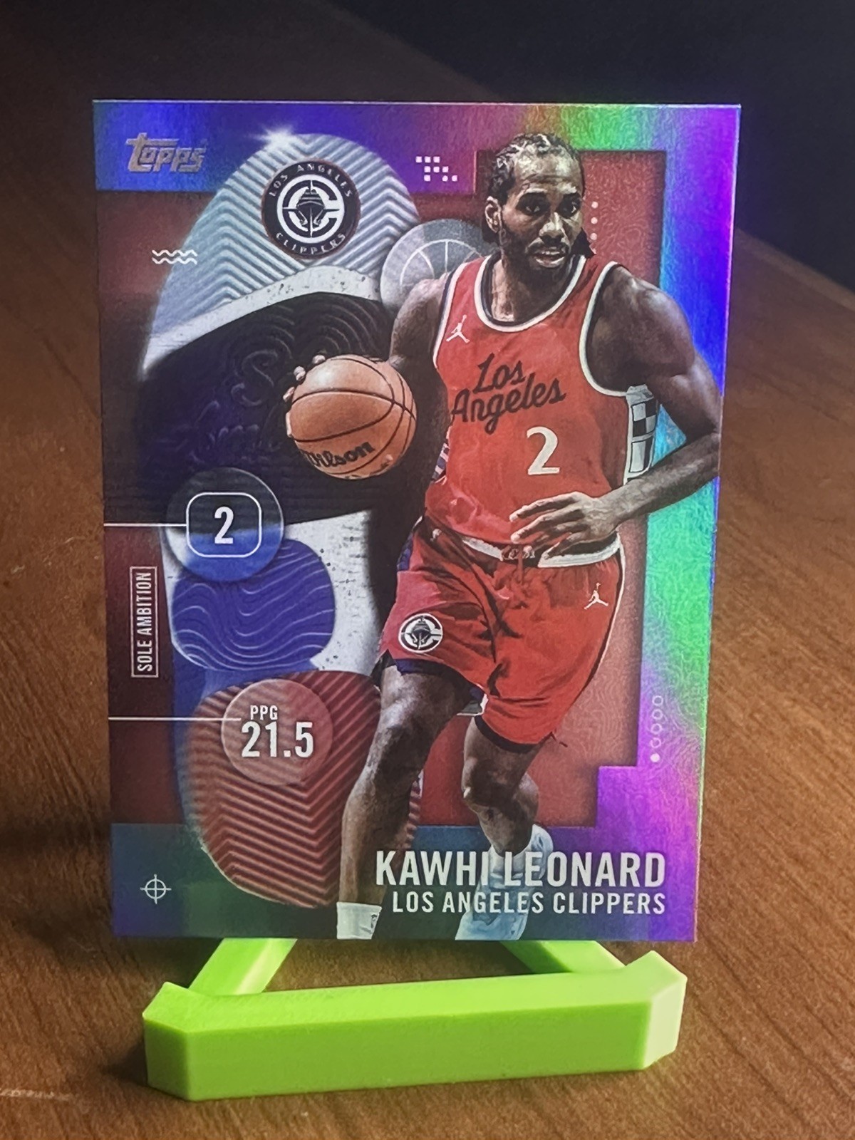2025-26 Topps Basketball Kawhi Leonard Sole Ambition SSP #SA-7 LA Clippers