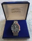 Men's JAPAN Vintage Watch SEIKO Quartz 7546-6040 BEAUTIFUL! Running!