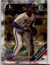 2019 Bowman Draft Sapphire Edition Jamari Baylor #BDC-41 Philadelphia Phillies