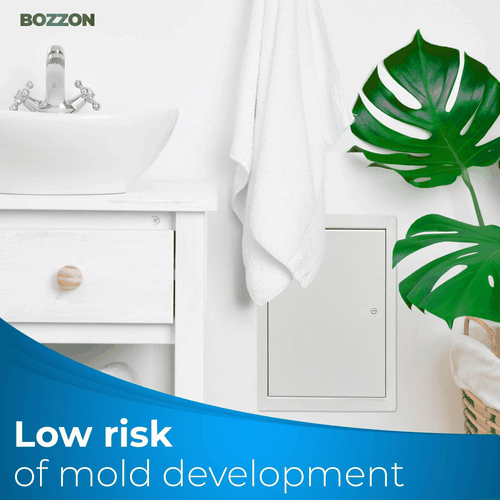 Zugangsblende für Trockenbau mit Schraubendreherriegel 14 x 29 Zoll Metalltür A 1,2 mm - Bild 6 von 9