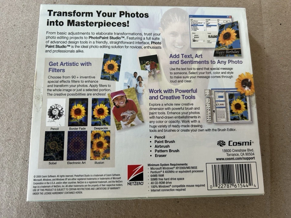 Vintage PC Software Lot PhotoPaint Studio 5000 Photos ClipArt Calendar Maker - Image 3 of 4