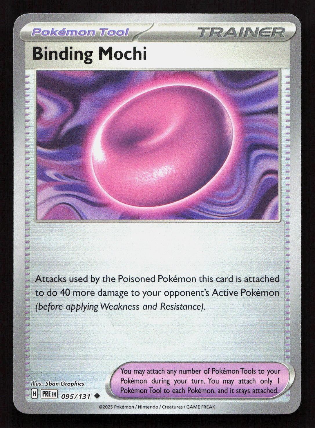 BINDING MOCHI (POKE BALL PATTERN) 095/131 Pokemon PRISMATIC EVOLUTIONS Holo