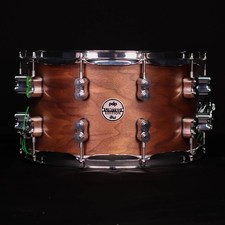PDP 14" x 8" Limited Maple Walnut Snare Drum, Natural Satin