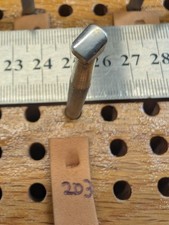 #B203 SMOOTH BEVELLER LEATHER TOOLING STAMP