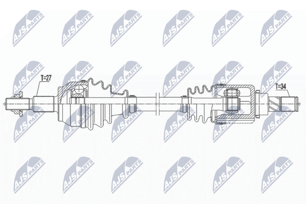 NTY NPW-FR-139 Antriebswelle Vorne Links FüR Ford-image