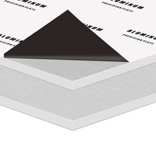 6061 Aluminum Sheet Plate, 12" x 16" x 1/4" Thickness Heavy Duty Aluminum Sheets