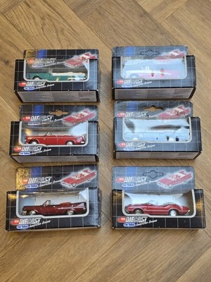 Neu Ray Dickie Oldsmobile 442 Cabrio und 5 andere 6er Set MIB NOS Chrysler usw. 