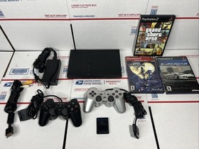 Sony PlayStation 2 Slim PS2 Console Bundle W / GAMES  - SAME DAY SHIP - WARRANTY