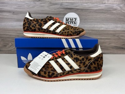 **Adidas SL 72 OG 'Leopard Print' Cheetah White Dark Brown