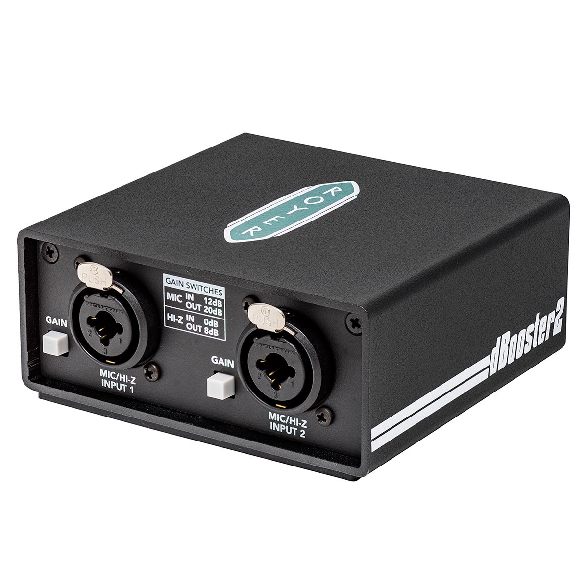 Двухканальный встроенный усилитель сигнала Royer Labs Dbooster 2/DI для динамического/ленточного подключения