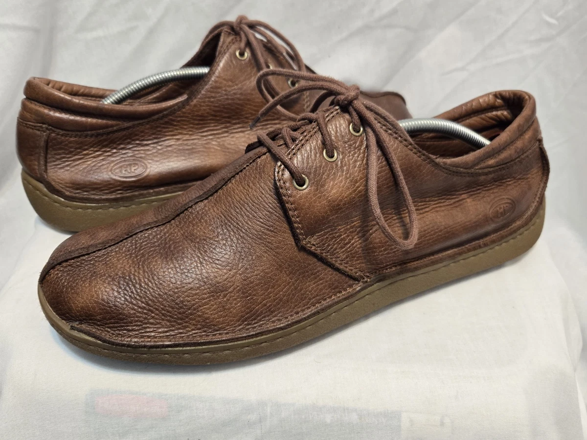 Hush Puppies Randall Oxford Shoes Mens 11 Chestnut Leather Moc Toe H100551 Hush Puppies Oxford Brown Dress Shoes for Men for sale | eBay main image 2
