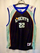 # 22~ NEW YORK LIBERTY ~ SZ: XL~ No Player Name ~VINTAGE "CHAMPION" Jersey ~ NOS