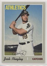 2019 Topps Heritage High Number Josh Phegley #570 2v5