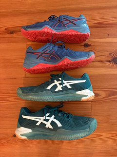 Lote de 2 pares de zapatillas de tenis Asics Gel Resolution talla 11 5 ¡USADAS EN EXCELENTE ESTADO!!