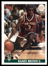 1991-92 Front Row Randy Brown New Mexico State Aggies #25