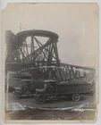 Vintage 1920s Denver Gas & Electric Gas Coke Delivery TrucksLoading Coal Photo