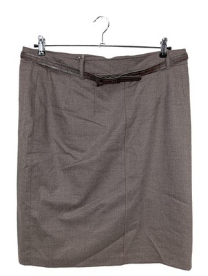 ERFO Wollrock Damen Rock Gr. DE 36 hellgrau Casual-Look