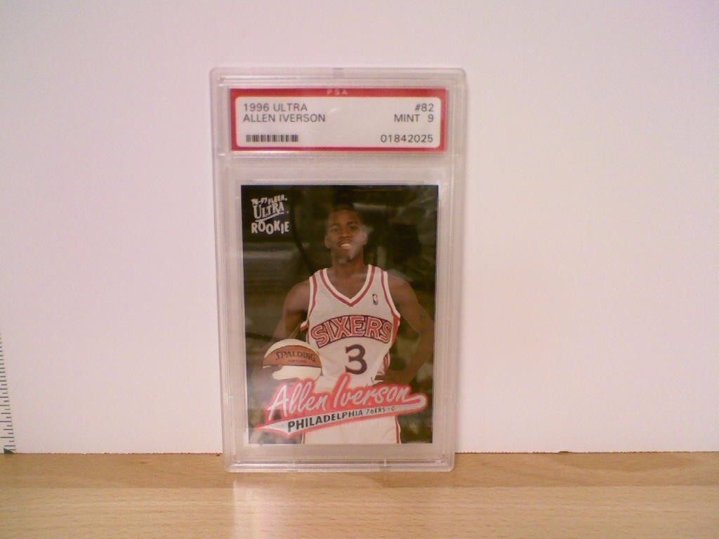 1996 Ultra #82 Allen Iverson PSA 9 RC Rookie