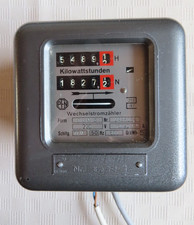 Wechselstromzähler mit Stecker ~ Stromzähler ~ Zwischenzähler - NT - HT