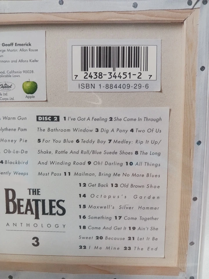 The Beatles (Anthology 3) CD 2-Disc Set 50 Tracks 1996 Rock Pop BRAND NEW SEALED - Image 4 of 4