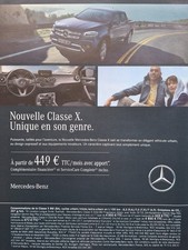 MERCEDES-BENZ vintage Print Ad !! " New Classe X car "