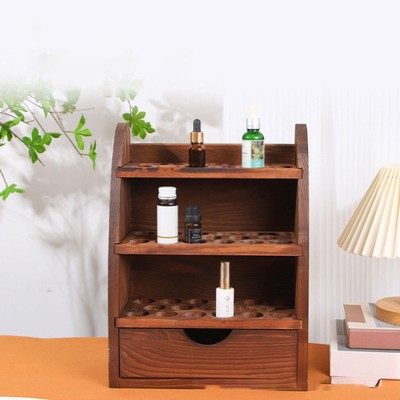 Ätherische Öle Flaschen Holz Aufbewahrung Display Ständer für Home Housewarming