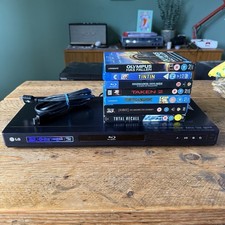 LG BD660 Network Blu-ray DVD Player 3D Full HD 1080p HDMI Cable & Blu Ray Films