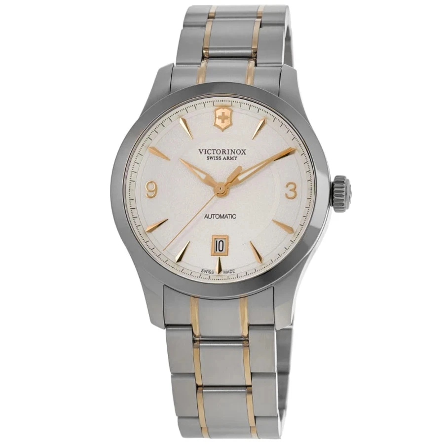 New Victorinox Swiss Army Alliance Automatic Two-Tone Steel Men's Watch 241874