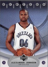 Alexander Johnson 2006-07 Upper Deck Ovation #109 #/999 Memphis Grizzlies