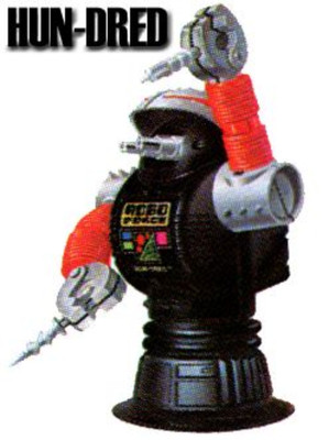 ROBO FORCE HUN-DRED THE CONQUERER ORIGINAL 1984 ACTION FIGURE FROM IDEAL IN BOX