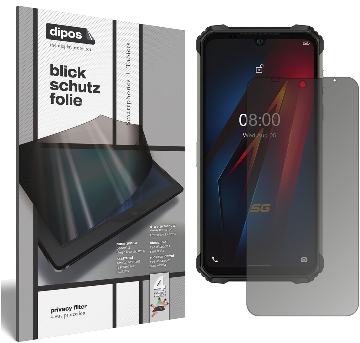 Dipos Pellicola Protettiva Antiriflesso Per Ulefone Armor 27 Pro 5G 1 Pezzoi Armatura Ulefone Pellic 56604134
