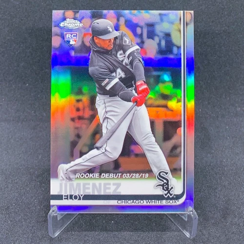 2019 Topps Chrome Update Eloy Jimenez Refractor /250 Rookie RC SP Non Auto #53