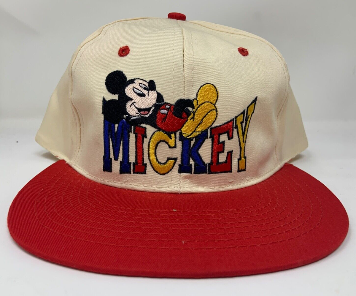NWT Vintage 90s Mickey Mouse Snapback Hat Mickey Unlimited Spelled