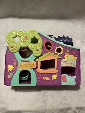 VINTAGE 2007 LITTLEST PET SHOP LPS PURPLE CLUB TREE HOUSE PLAYSET