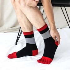 Mens Thermal Thick Warm Winter Work Boot Heavy Duty Steel Heal Toe Stripe Socks