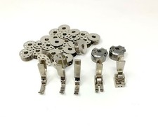 25 Bobbins, 2 Bobbin Cases, 5 Feet, For Juki, singer, consew, sewing machine