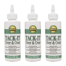 Repositionable Adhesive 4oz Clear Glue for Craft Projects Scrapbooking DIY