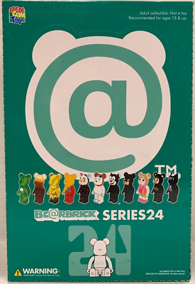 MEDICOM BEARBRICK BE@RBRICK SERIES 24 FULL DISPLAY BOX 24 PIECES