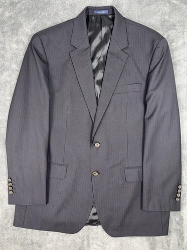 Ralph Ralph Lauren Suit Men’s 42R Navy Blue Pinstripe 100% Wool - Picture 4 of 24