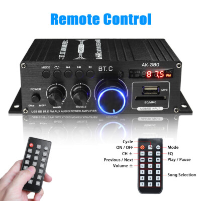 Mini-Verstärker Stereo Audio Bluetooth 2 Kanal High Fidelity Tragbares FM-Radio