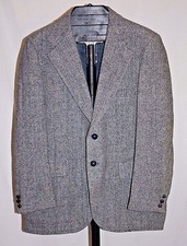 Harris Tweed Handwoven 100 Pure Scottish Wool Men's Blazer Jacket FREE Shipping