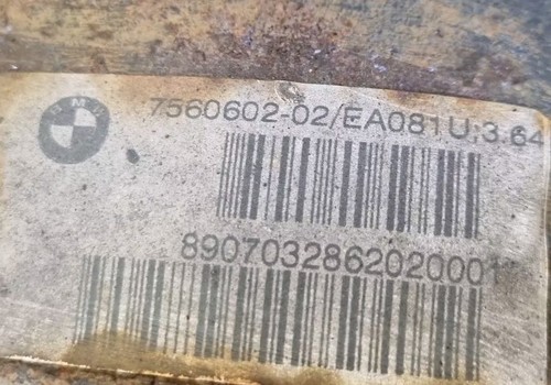 Diferencial trasero automático bmw serie 5 e60 e61 525i 530i 75602 3,64 - Imagen 4 de 4