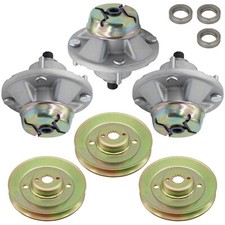 Caltric Spindle Assembly W/Pulley Deck 48" 54" For John Deere Z425 Z435 Z445