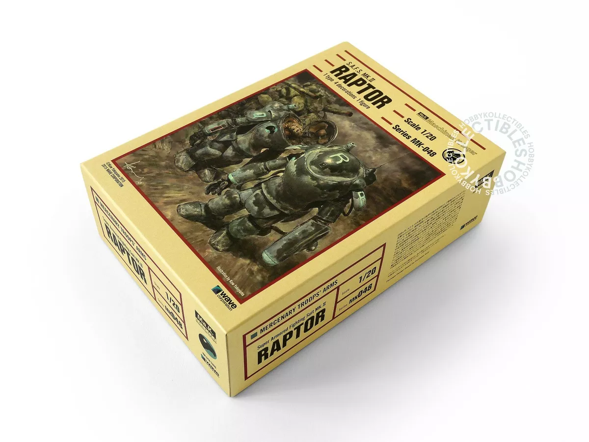 Ma.K Wave SF3D 1/20 Raptor SAFS MK.III MK-48 Maschinen Krieger Kow